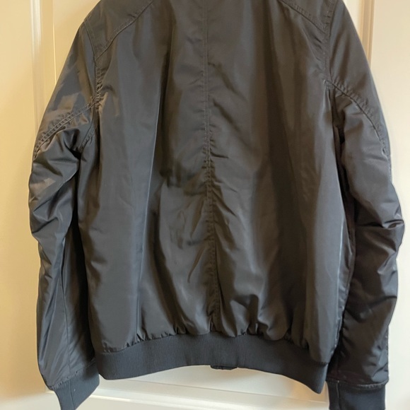 Old Navy Women’s Black Bomber Jacket Size L Tall - Picture 2 of 5